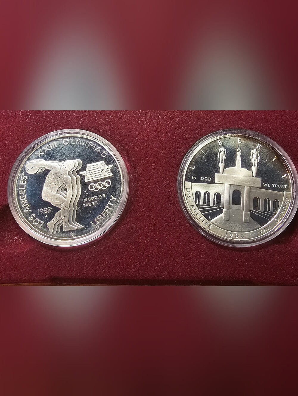 1983-1984 U.S. Mint Los Angeles Olympics Silver Dollars